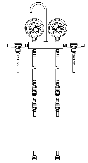 Fuel and Pressure Test gauge Set